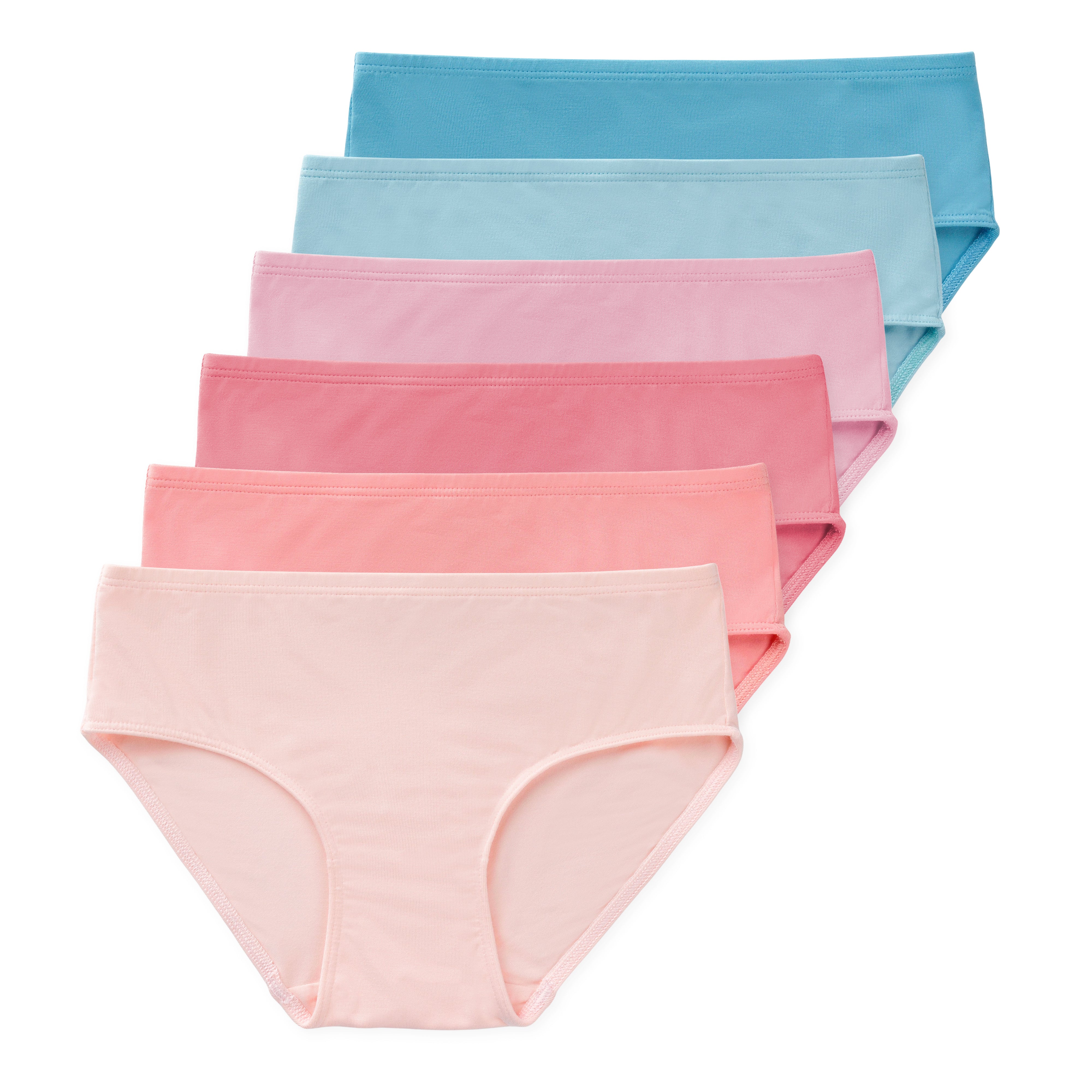 Annie Girls Bamboo Briefs (6-Pack)