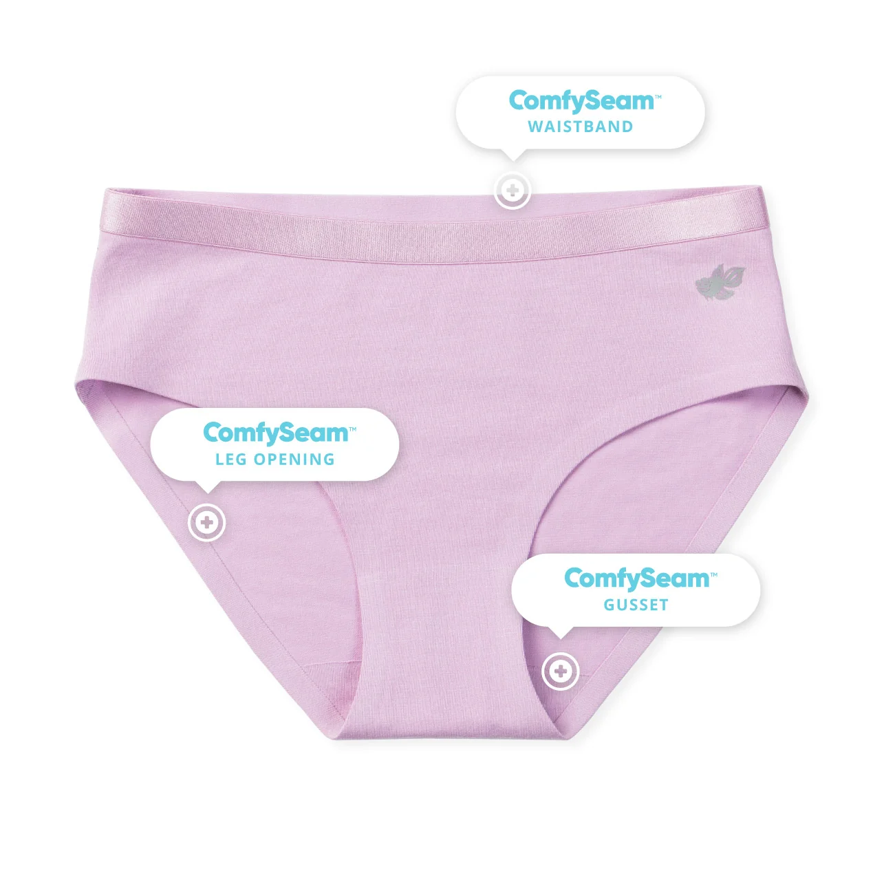 Bella Girls Briefs - ComfySeam (3-Pack) - Image 5