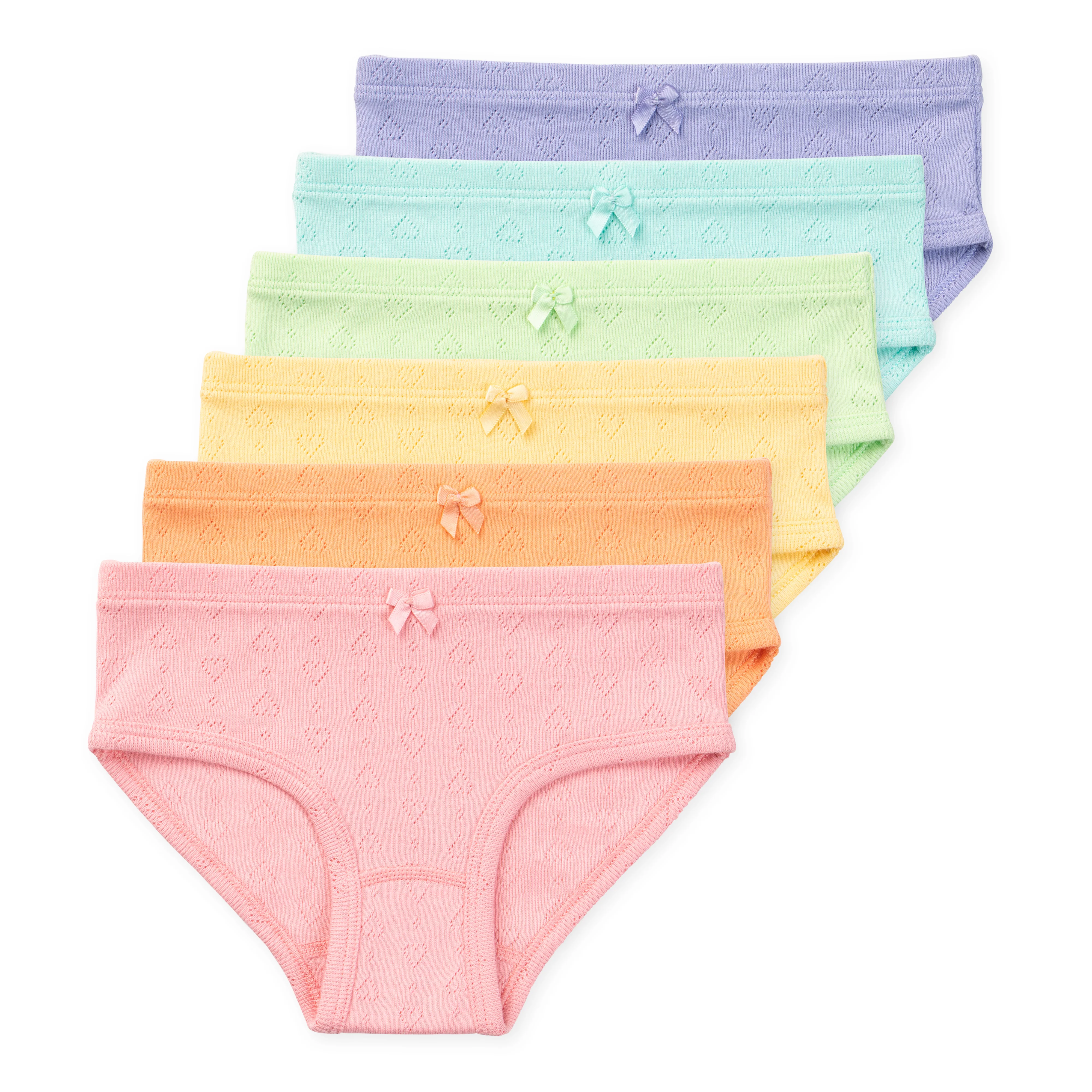 Erica Girls GOTS Organic Cotton Bikini Underwear (6-Pack) - Image 2