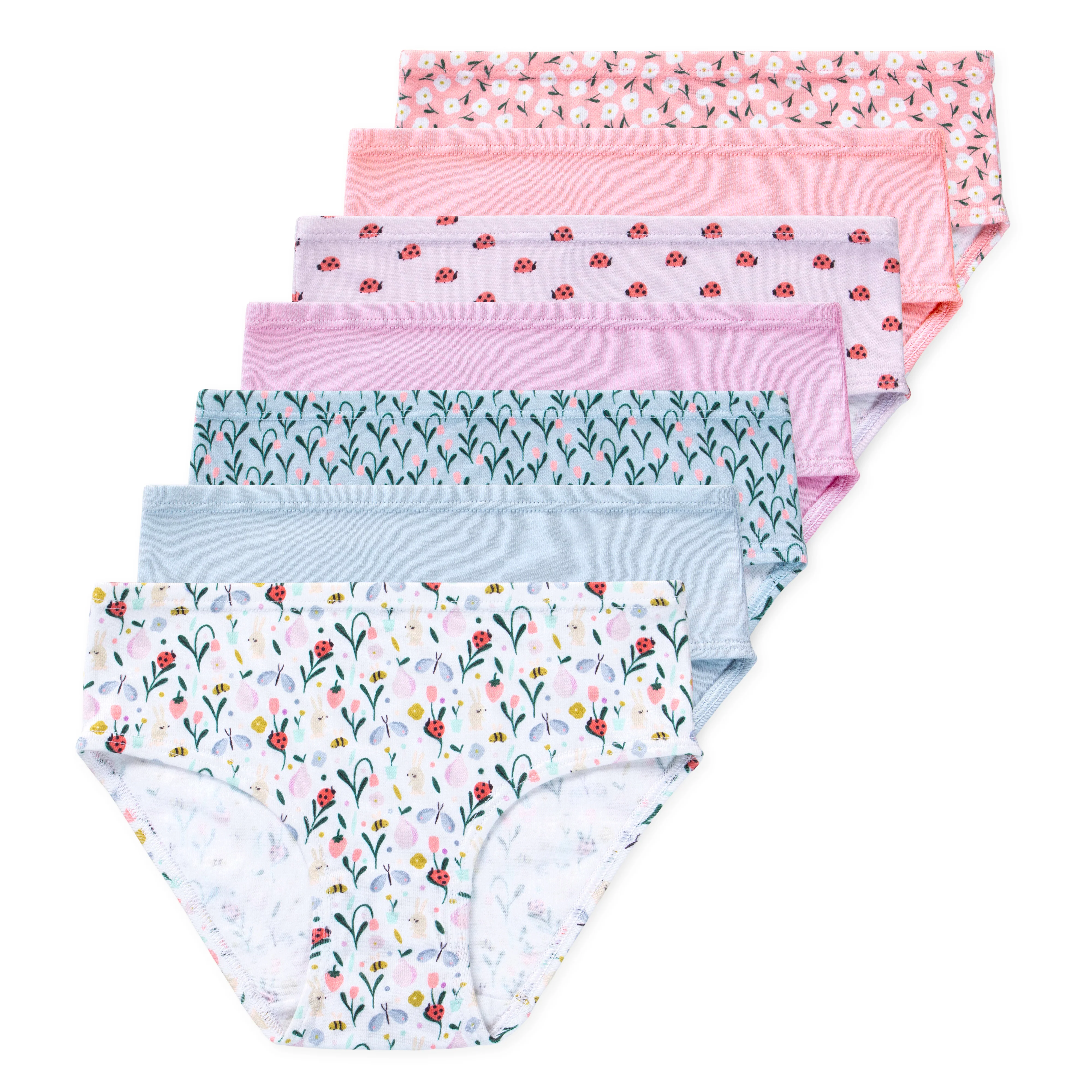 Gracie Girls GOTS Organic Cotton Briefs (7-Pack) - Image 3