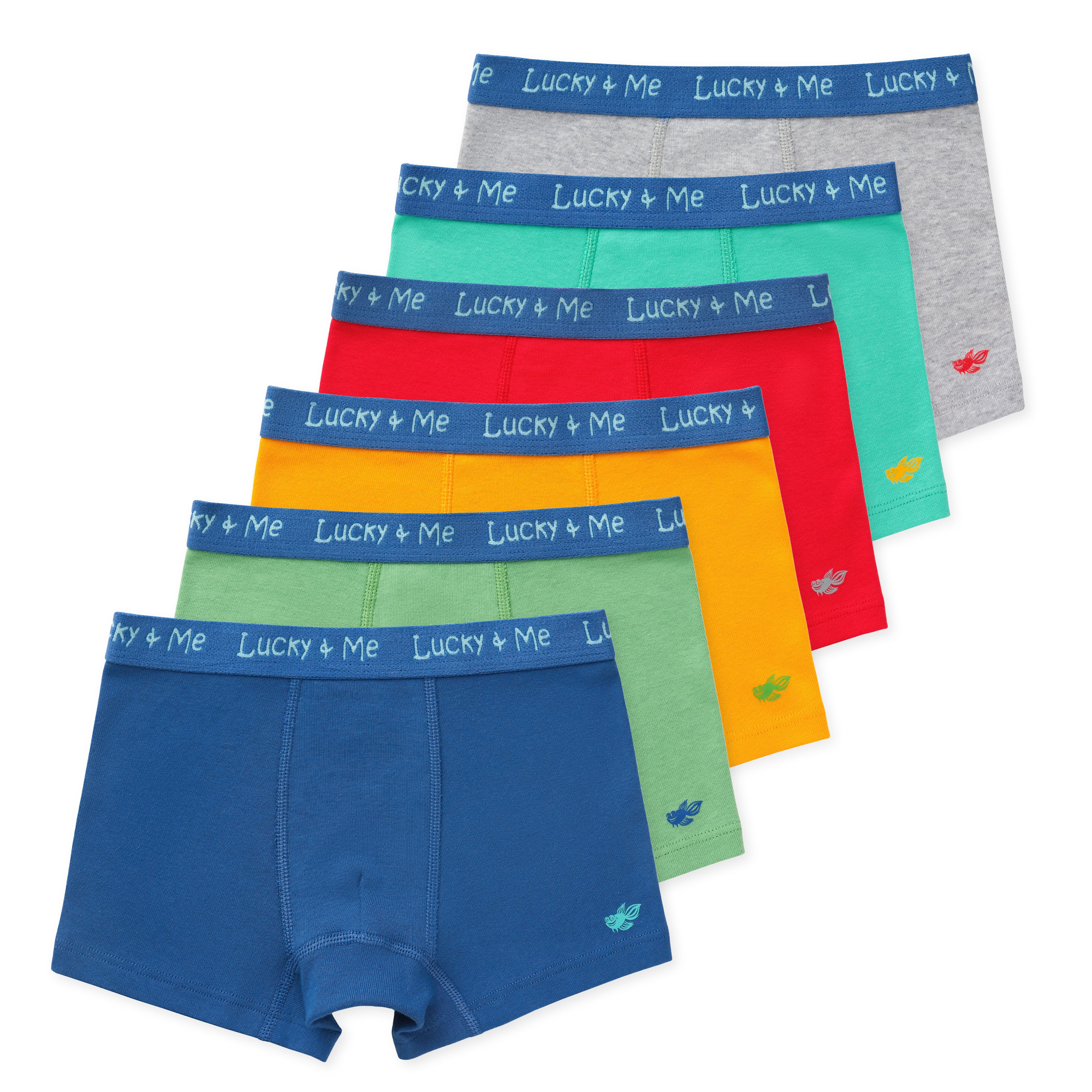 Grayson Boys GOTS Organic Cotton Boxer Briefs (6-Pack) - Image 2