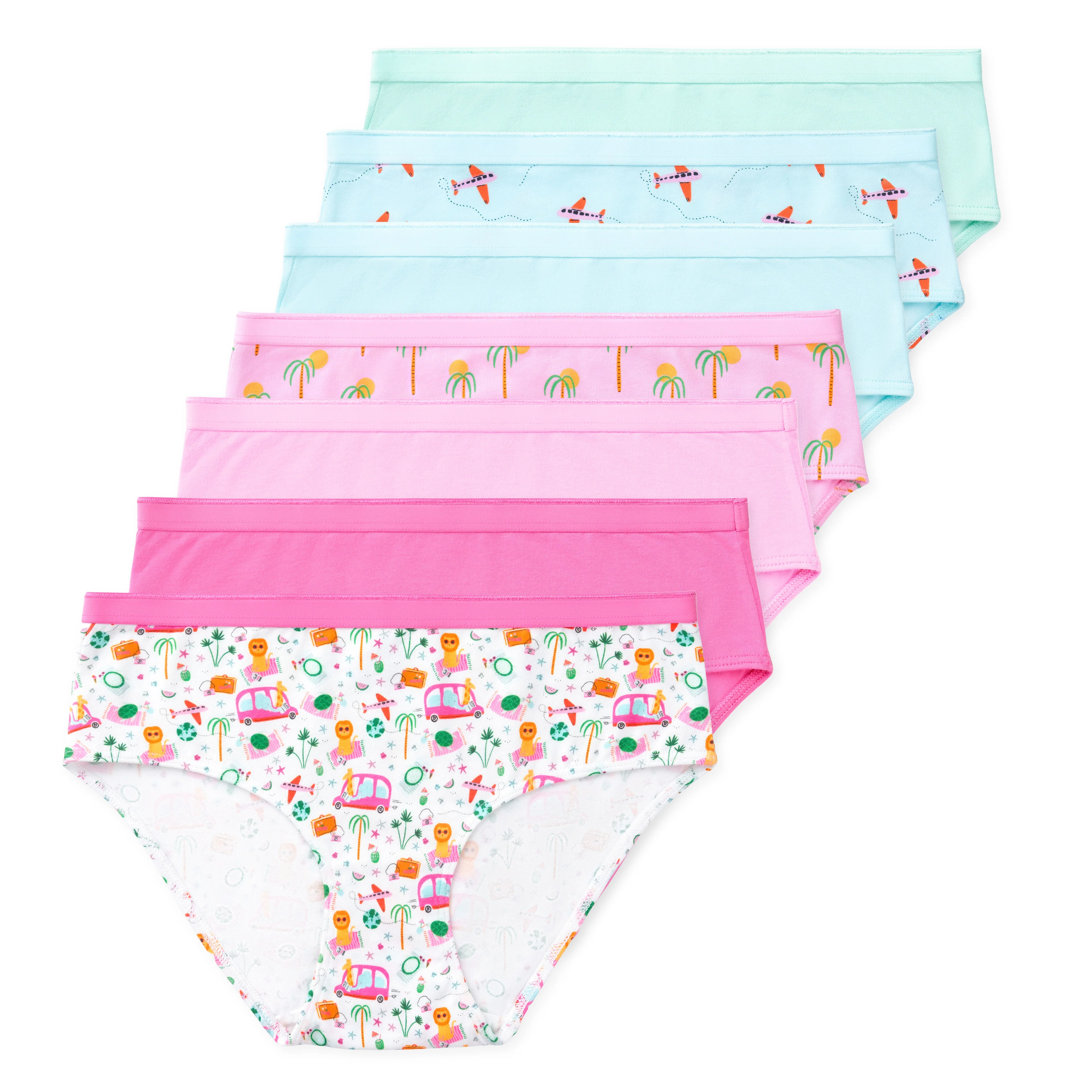 Jamie Tween Girls Performance Briefs (7-pack) - Image 2